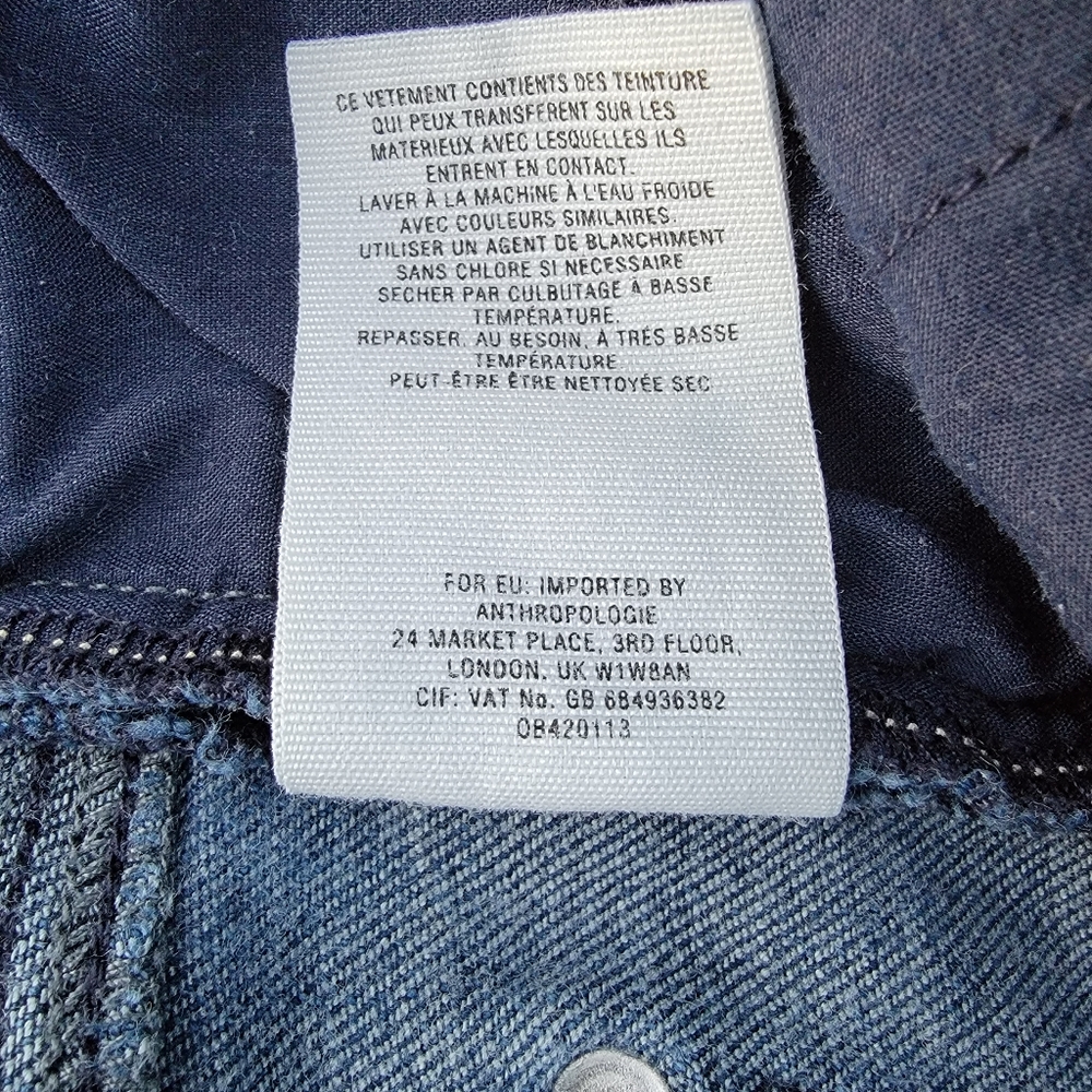 Pilcro Anthropologie Stet Jeans Size 28 - Picture 10 of 12